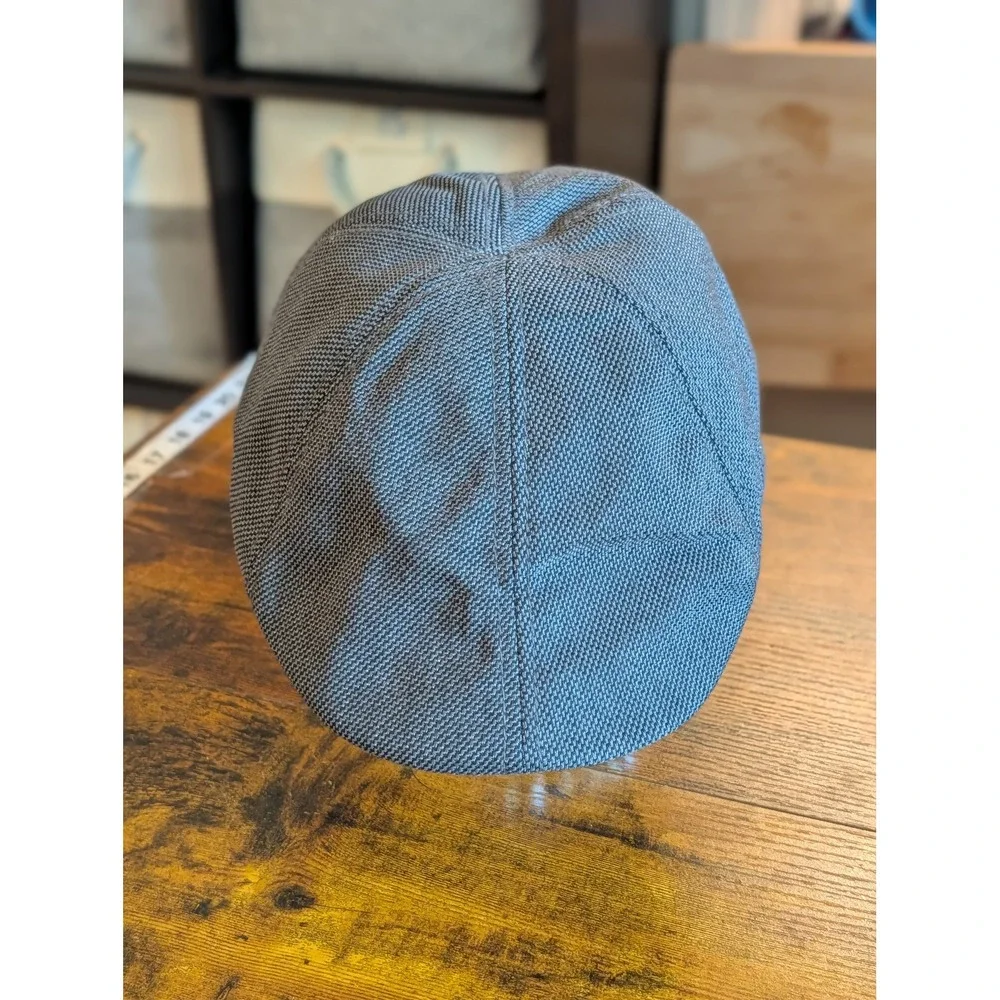 Vintage Stone Gray Newsboy Ivy Flat Cap Men's One Size Classic Driver Hat Golf